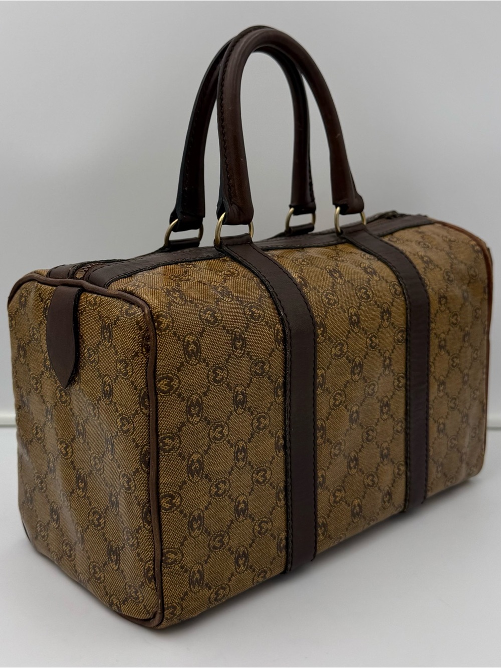 🐢MORABITO 1905 PARIS • Unisex Monogram Polochon 30 Bag • Made in FRANCE (Speedy)